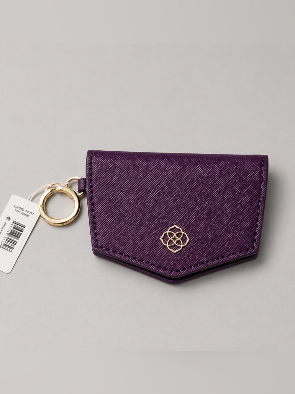 NWT Kendra Scott Card Case in Purple